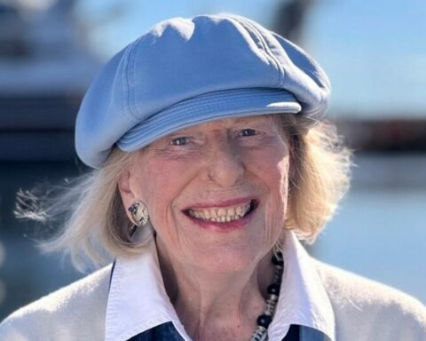 Merete A Baird. Foto: Claus Nedergaard, DR2, fra forlagets hjemmeside