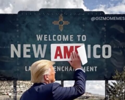 Trump delte en AI-genereret video hvor staten New Mexico ændrede navn til "New America".